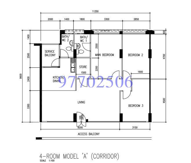 Blk 351 Tampines Street 33 (Tampines), HDB 4 Rooms #143657942
